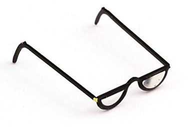 Dollhouse Miniature 1/2 Eyeglasses